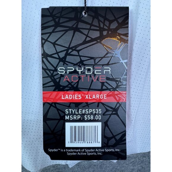 Spyder Skort Womens XL White Active Ladies Skirt Tennis Pickleball Workout - Picture 4 of 10